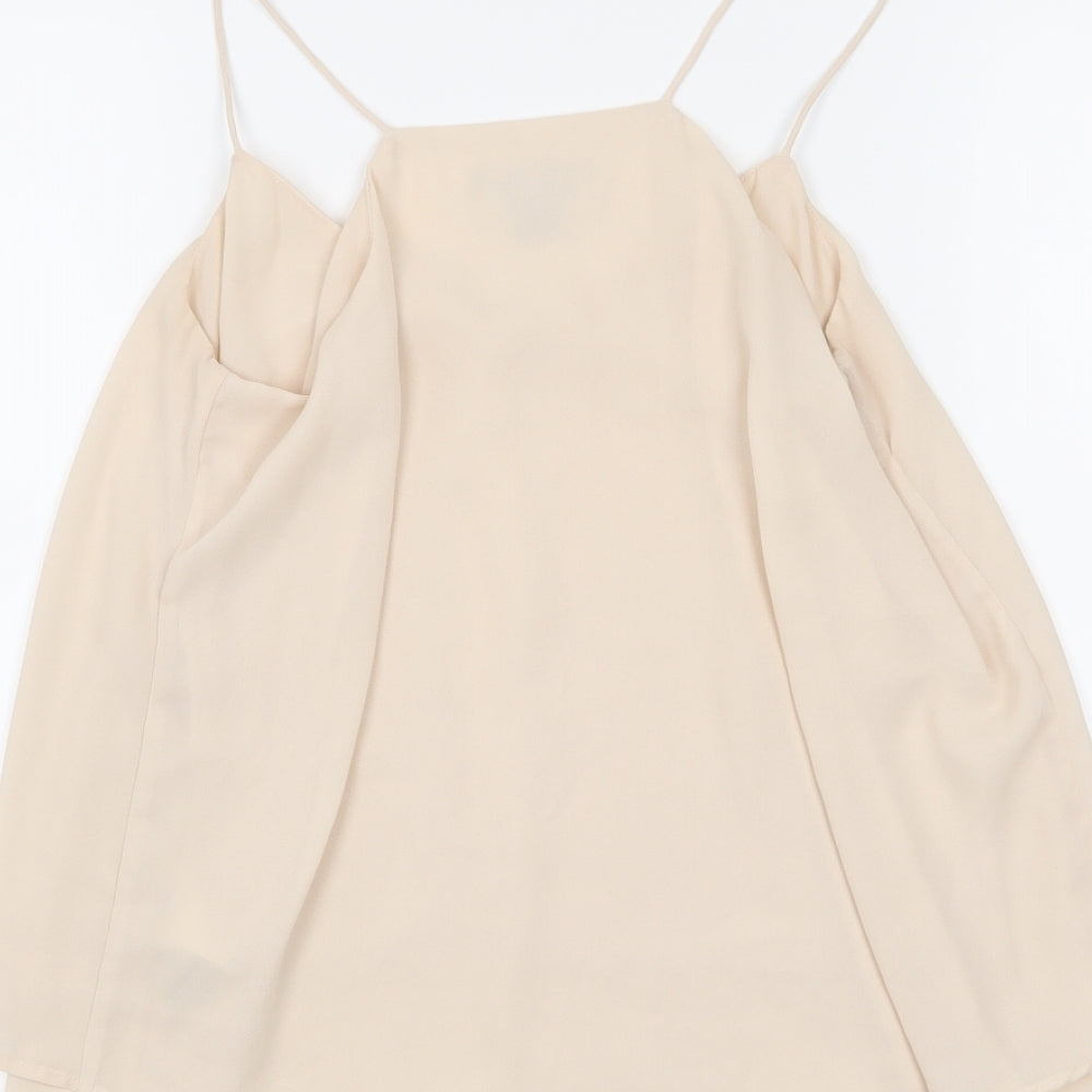 H&M Womens Beige   Camisole Tank Size 6