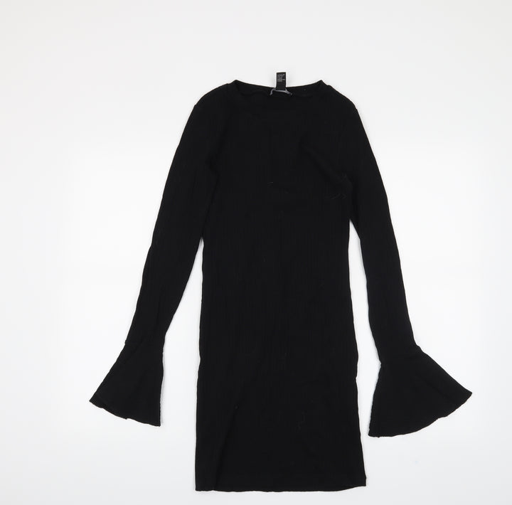 FOREVER 21 Womens Black A-Line Size S