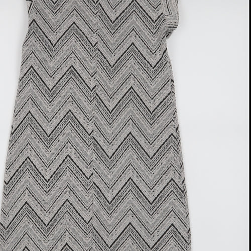 Dorothy Perkins Womens Grey   A-Line  Size 8