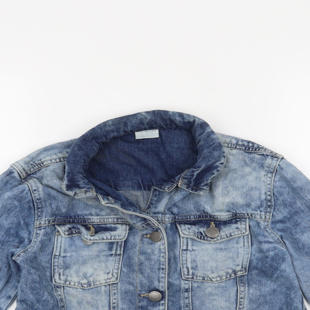 F&F Girls Black   Jacket  Size 8-9 Years