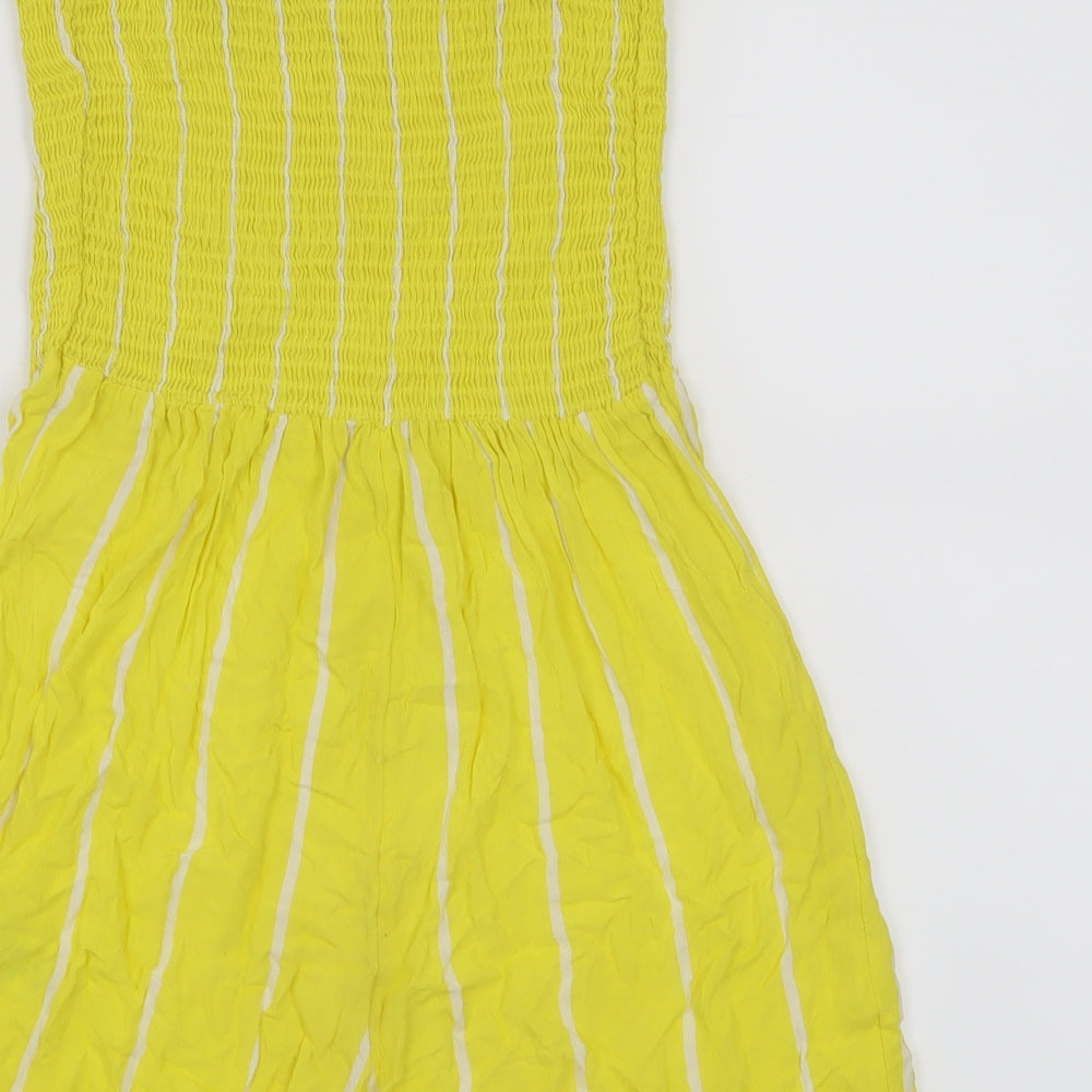 Papaya Womens Yellow   Romper One-Piece Size 8