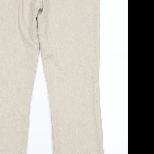 VINCI Womens Beige   Trousers  Size 14 L28 in