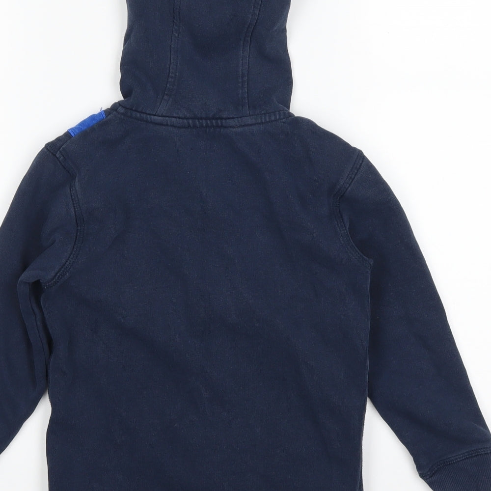George Boys Blue   Full Zip Hoodie Size 5-6 Years