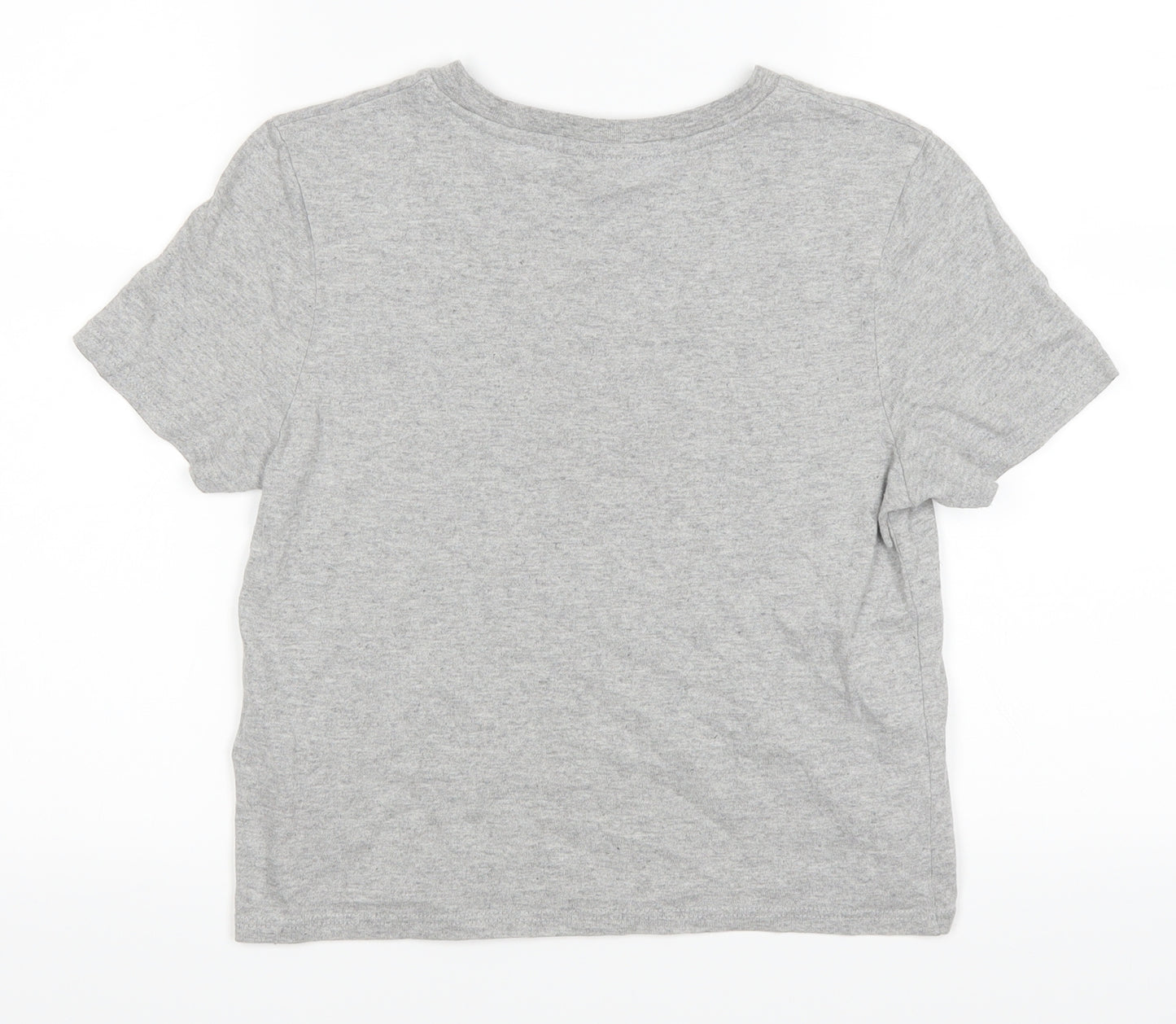 Topshop Womens Grey   Basic T-Shirt Size 8