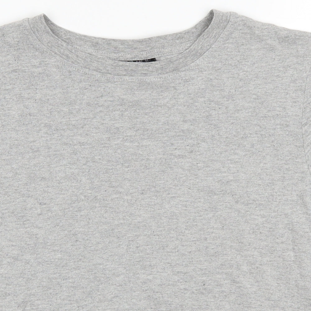 Topshop Womens Grey   Basic T-Shirt Size 8