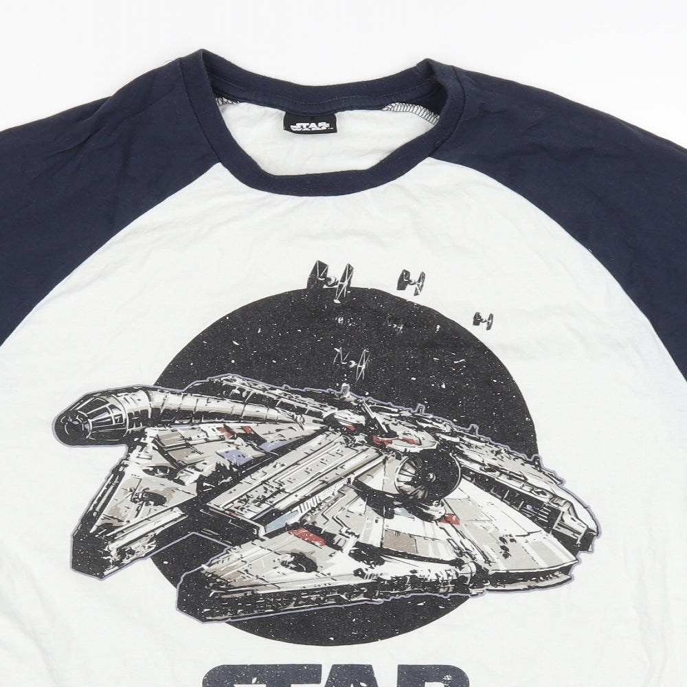 Star Wars Mens White    T-Shirt Size M