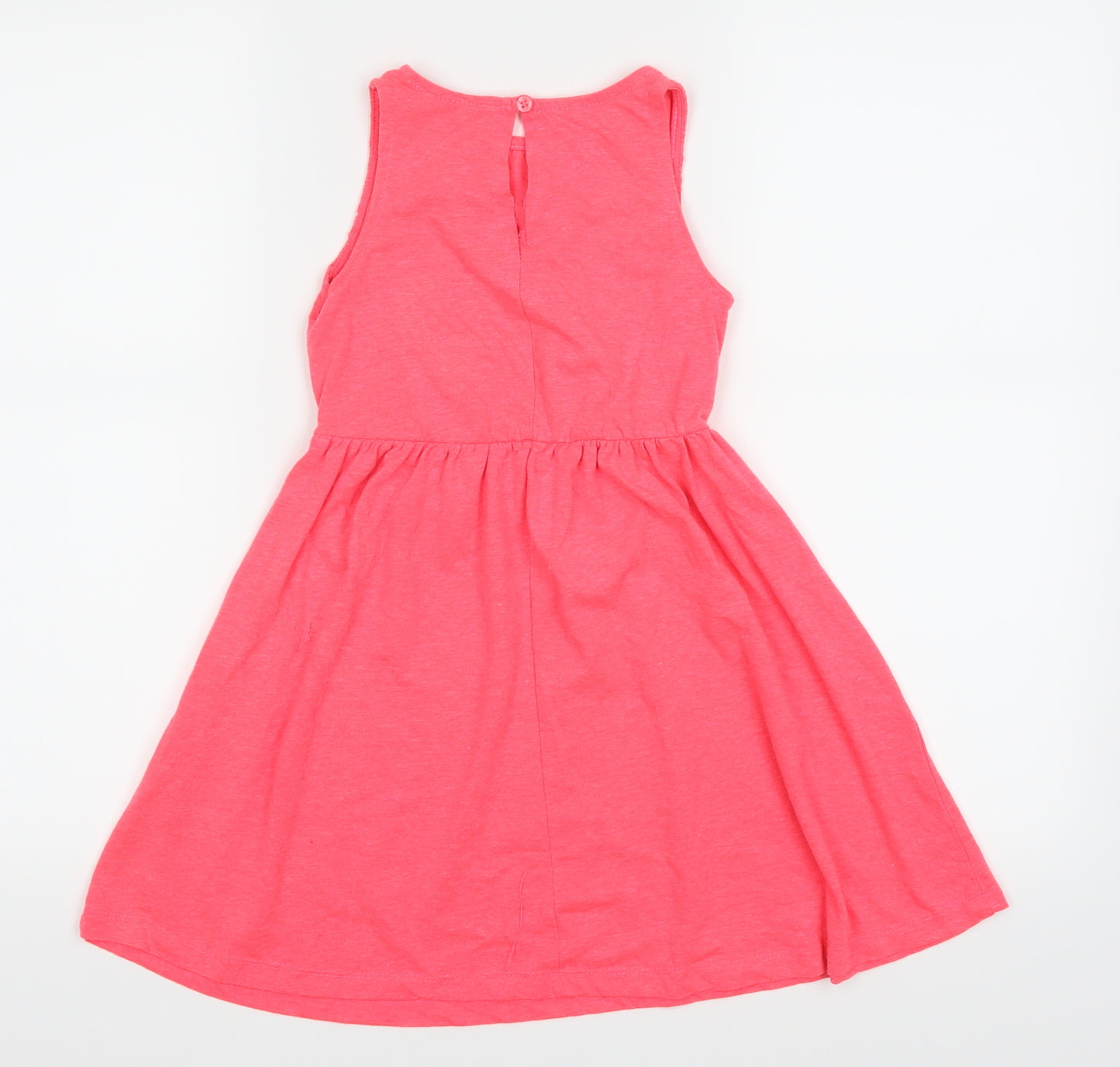 YD  Girls Pink   Fit & Flare  Size 6-7 Years