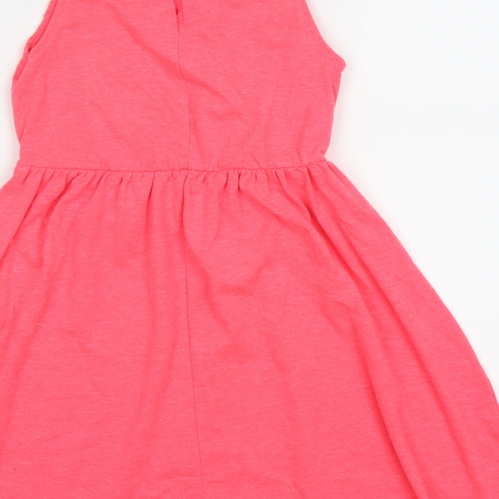 YD  Girls Pink   Fit & Flare  Size 6-7 Years