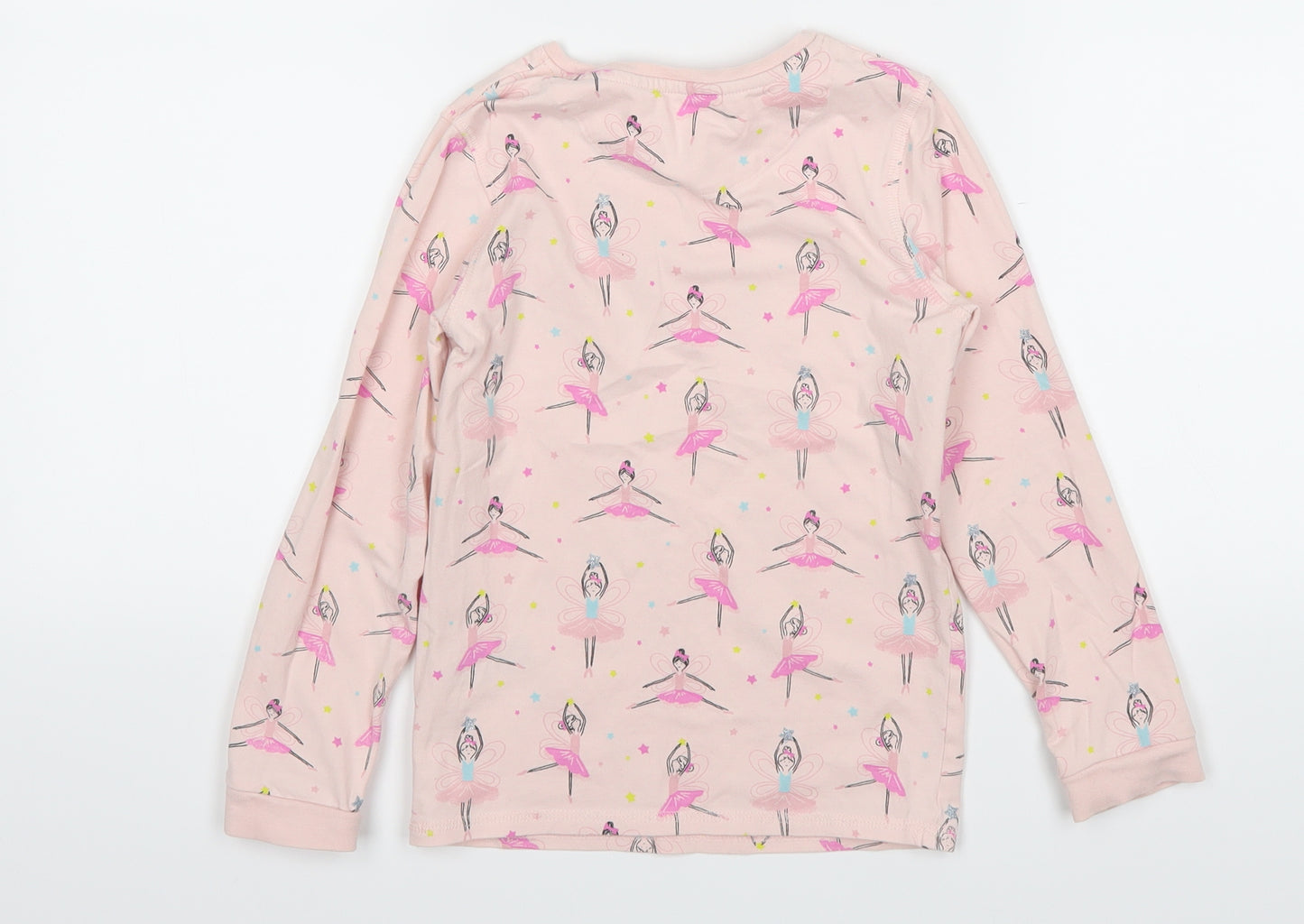 Marks and Spencer Girls Pink   Basic T-Shirt Size 6-7 Years