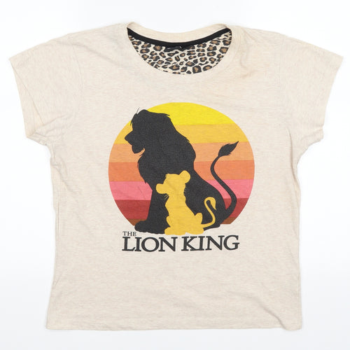 love to lounge Womens Beige   Basic T-Shirt Size S