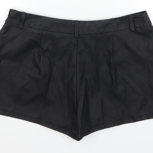 Papaya Womens Black   Hot Pants Shorts Size 12