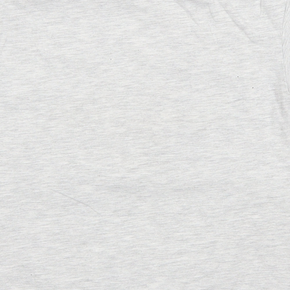George Girls Grey   Basic T-Shirt Size 6-7 Years
