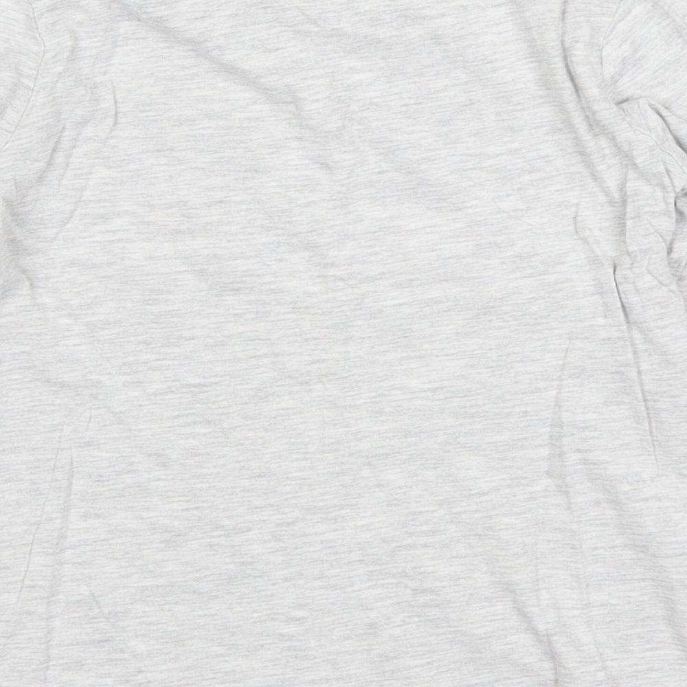 George Girls Grey   Basic T-Shirt Size 6-7 Years