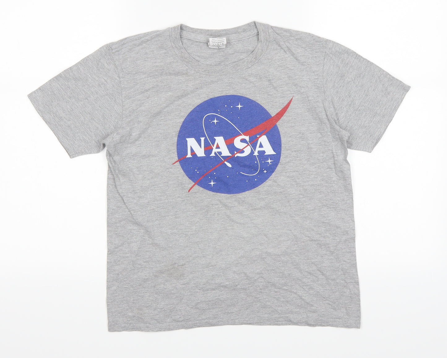 Gildan Boys Grey   Basic T-Shirt Size L