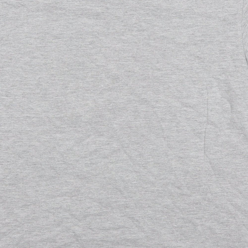 Gildan Boys Grey   Basic T-Shirt Size L