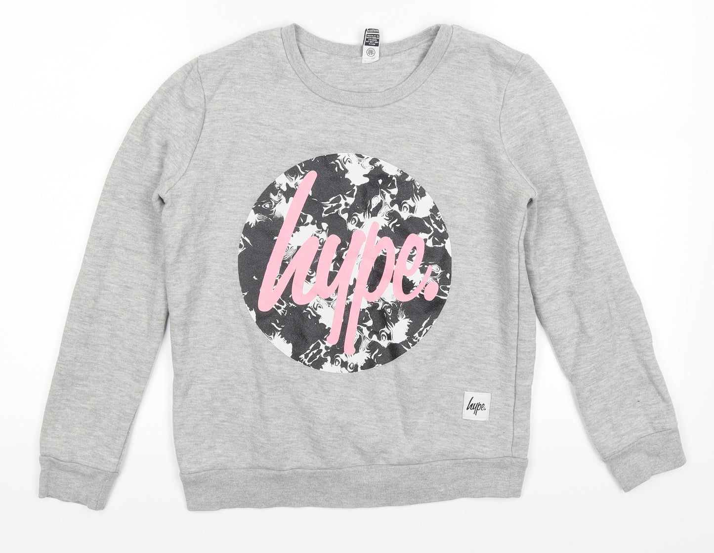 hypekids Girls Grey   Pullover Jumper Size 11-12 Years