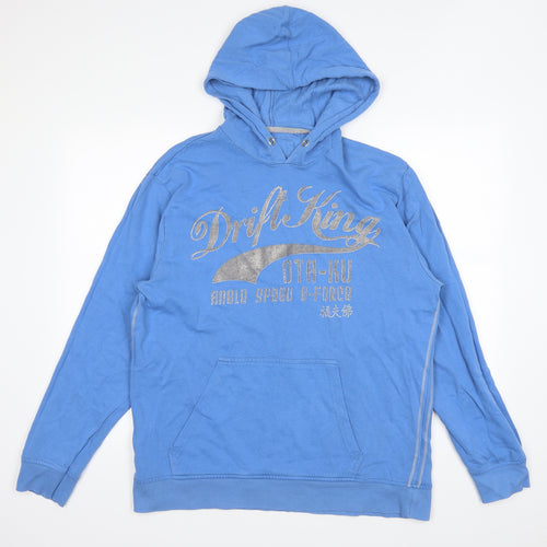 Preworn Womens Blue   Pullover Hoodie One Size