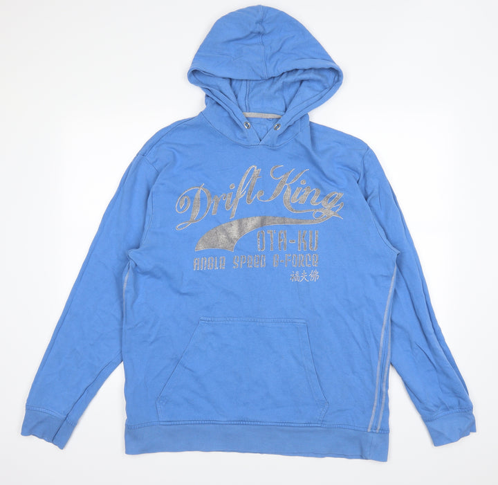 Preworn Womens Blue   Pullover Hoodie One Size
