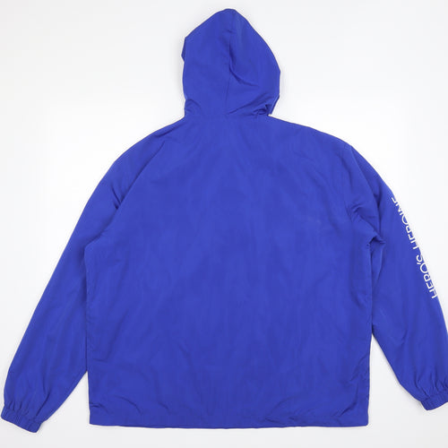 heros heroine Mens Blue   Windbreaker Coat Size L