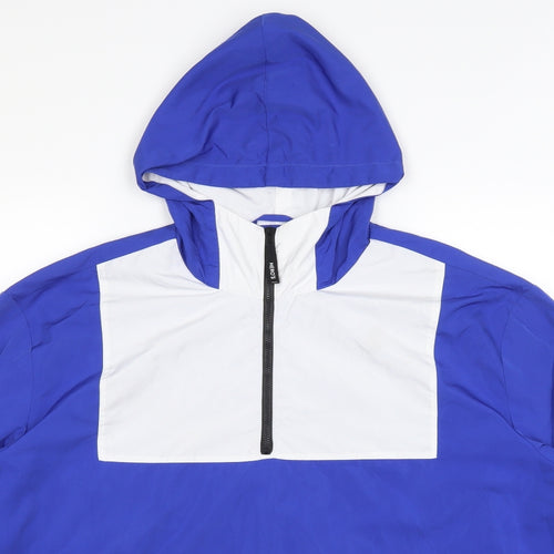 heros heroine Mens Blue   Windbreaker Coat Size L