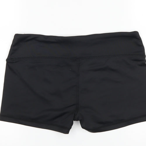 workout Womens Black   Hot Pants Shorts Size 12
