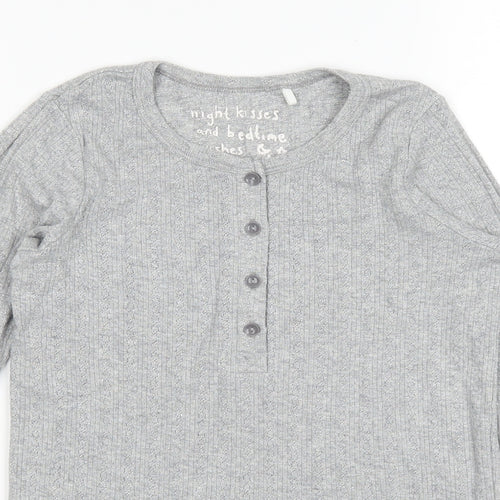 NEXT Girls Grey   Pullover Jumper Size 10 Years  - Metalic
