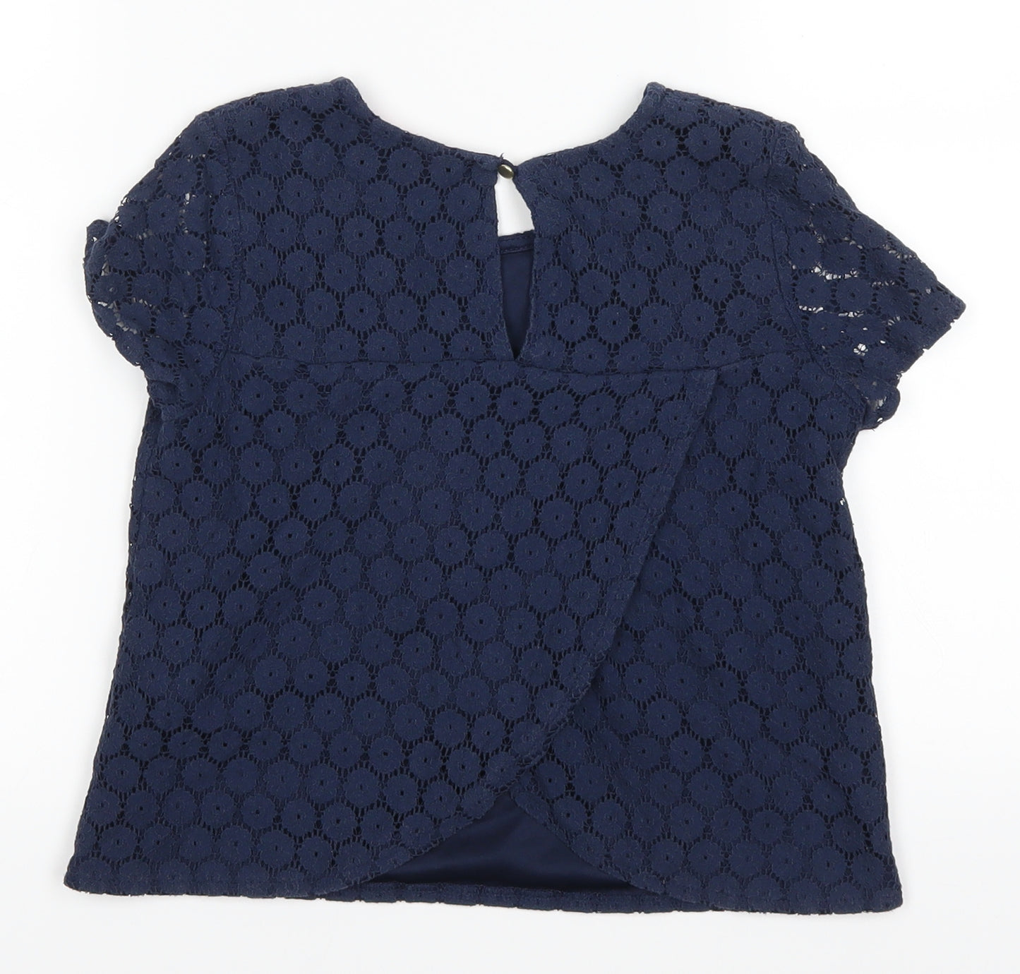 YD  Girls Blue   Basic T-Shirt Size 9-10 Years