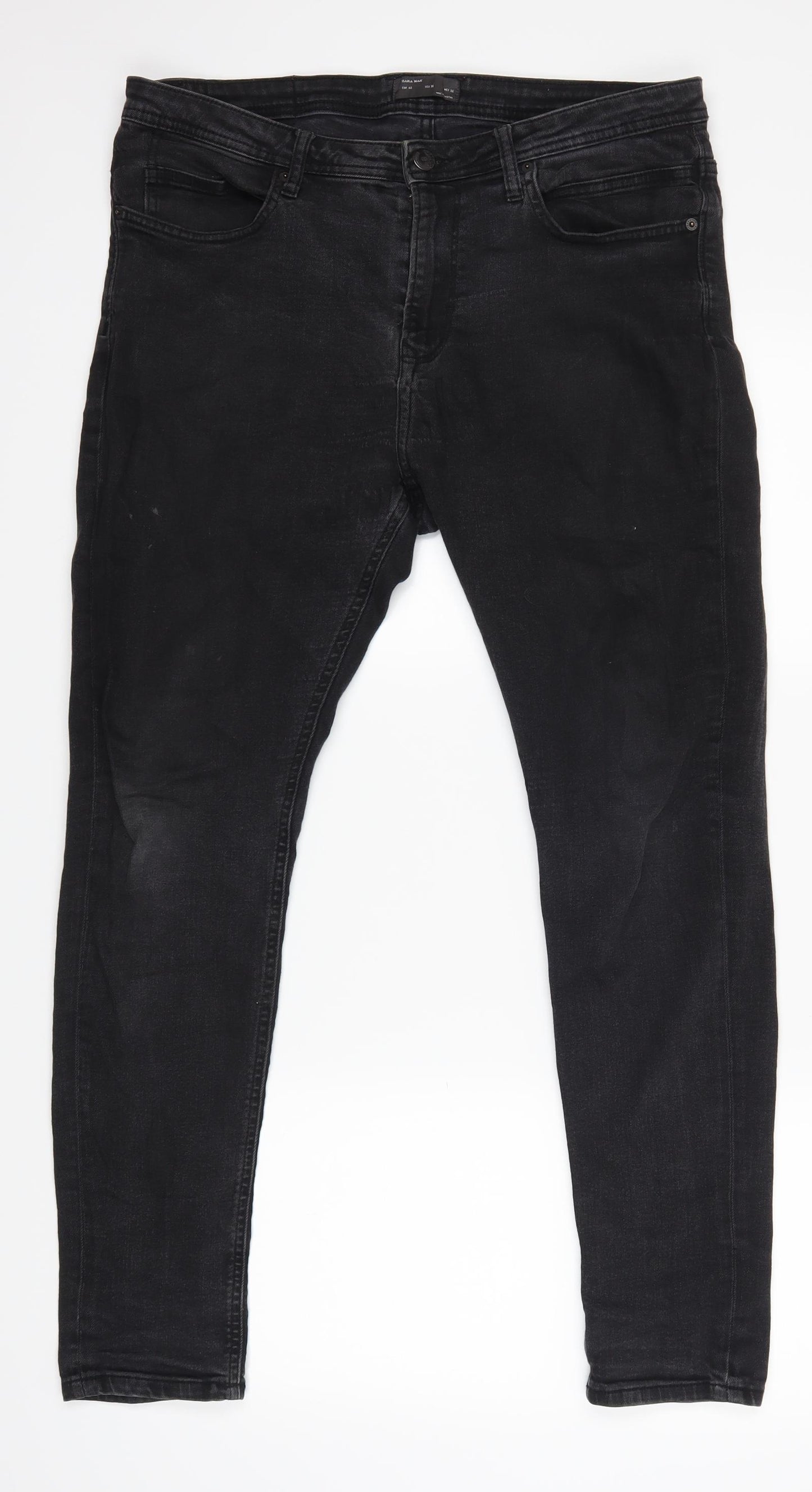Zara Mens Black   Skinny Jeans Size 46 L26 in