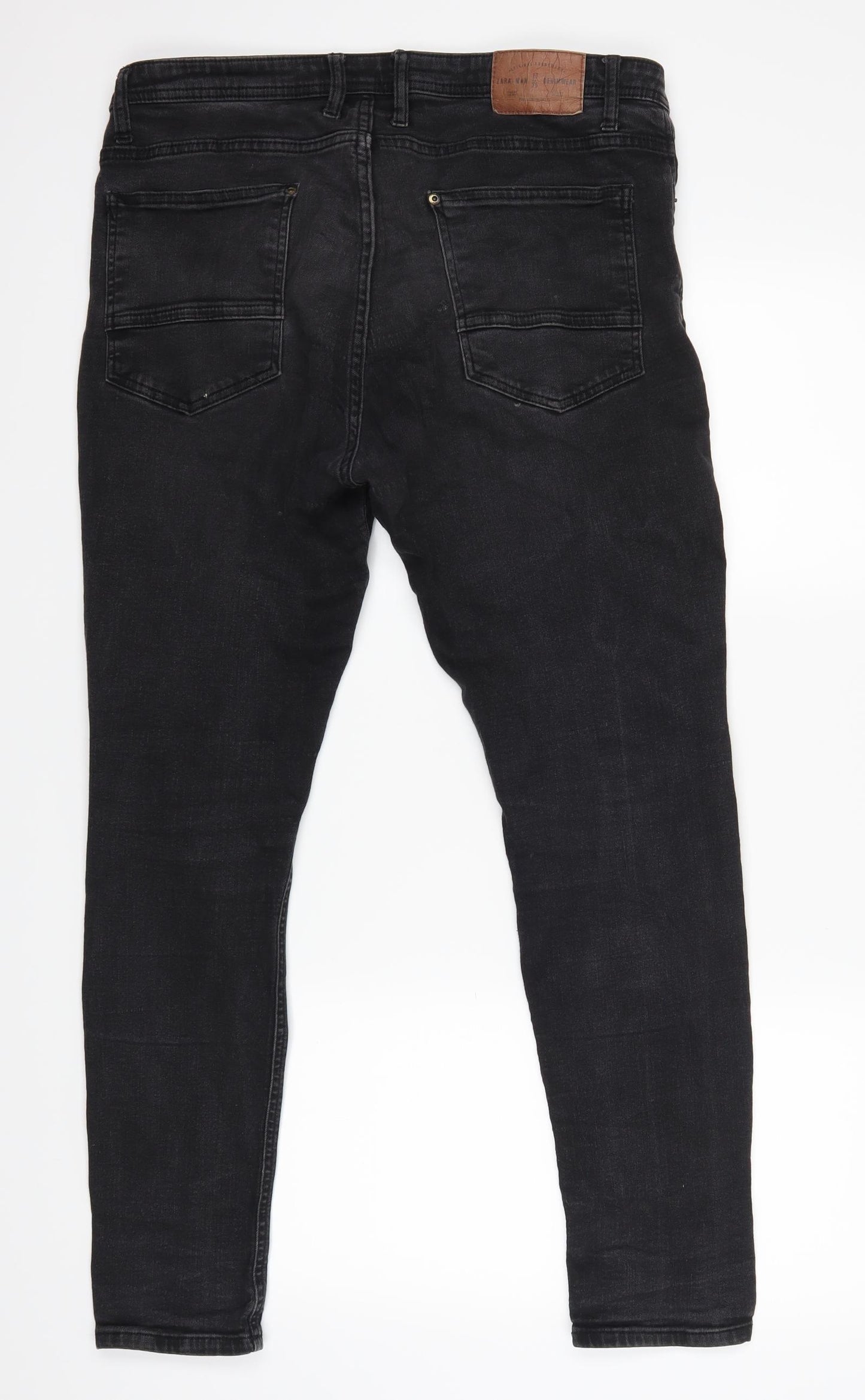 Zara Mens Black   Skinny Jeans Size 46 L26 in