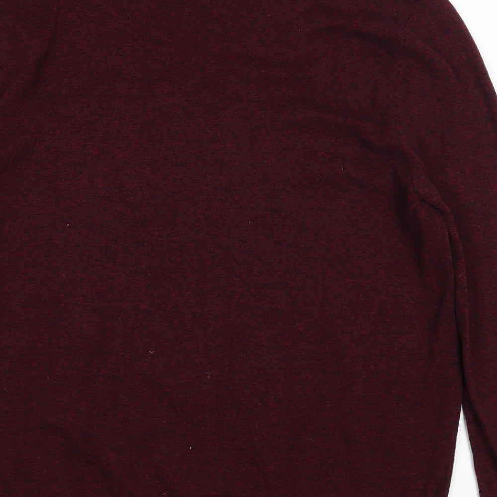 Topman Mens Red   Pullover Jumper Size M