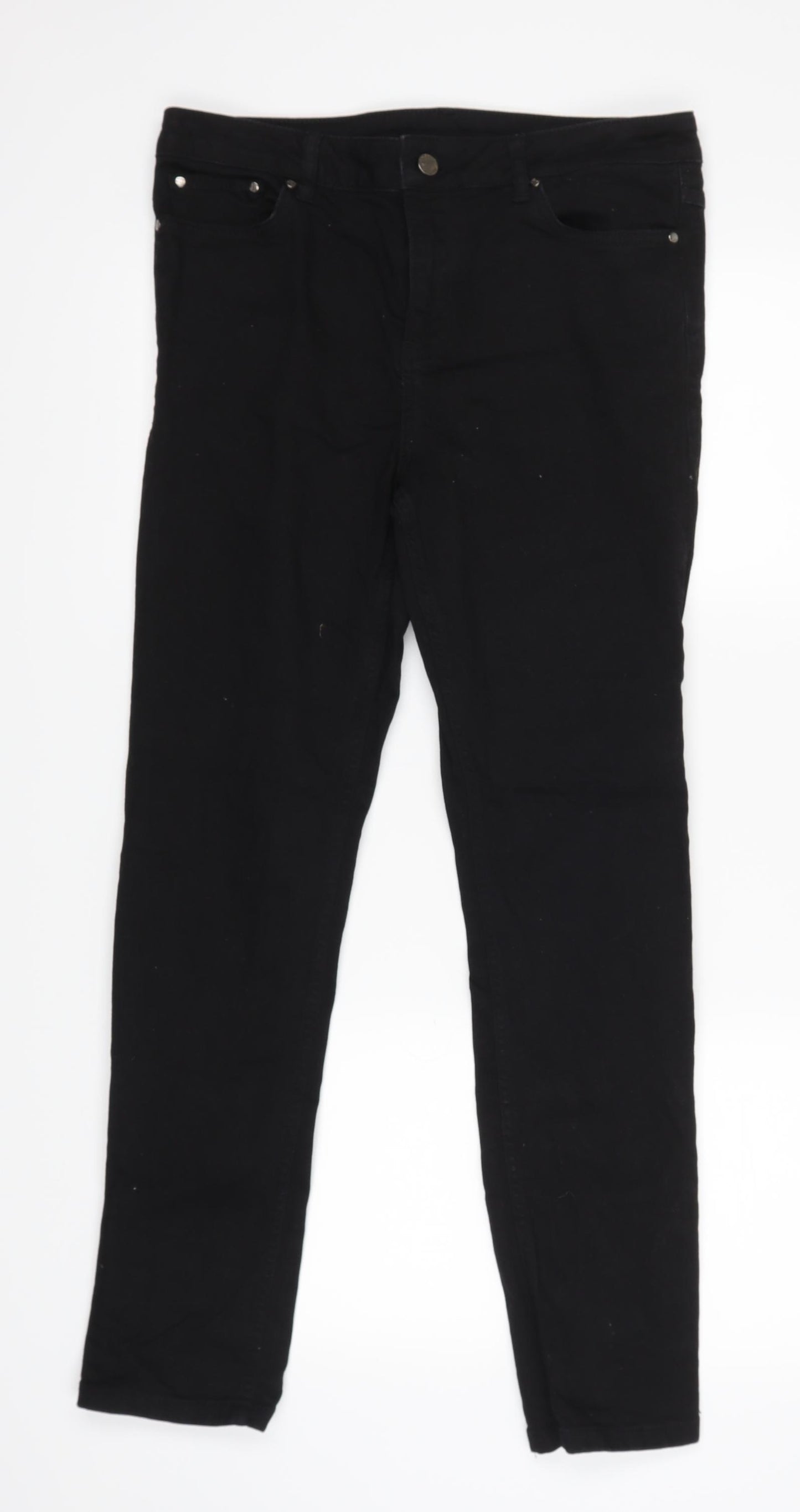 Hoxton Womens Black   Skinny Jeans Size 32 in L32 in