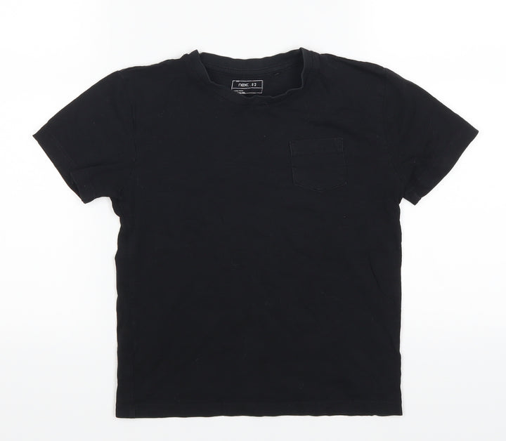 NEXT Boys Black   Basic T-Shirt Size 6 Years