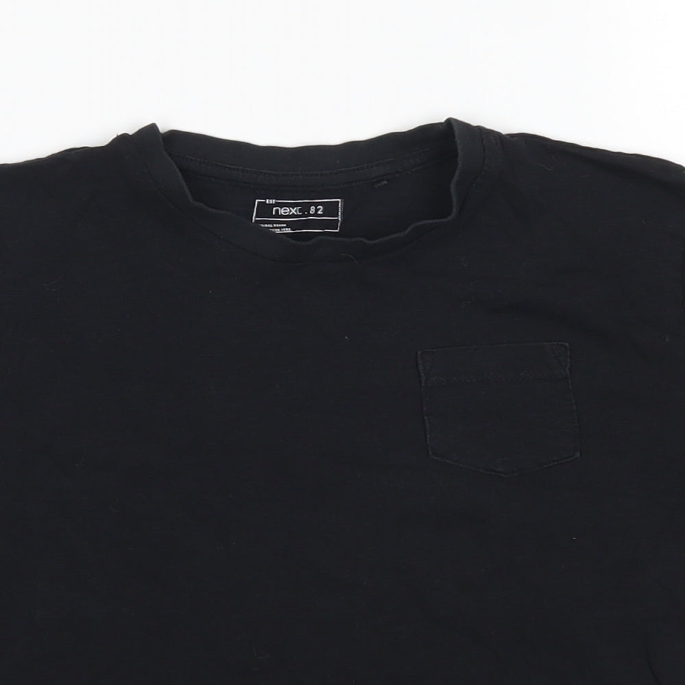 NEXT Boys Black   Basic T-Shirt Size 6 Years