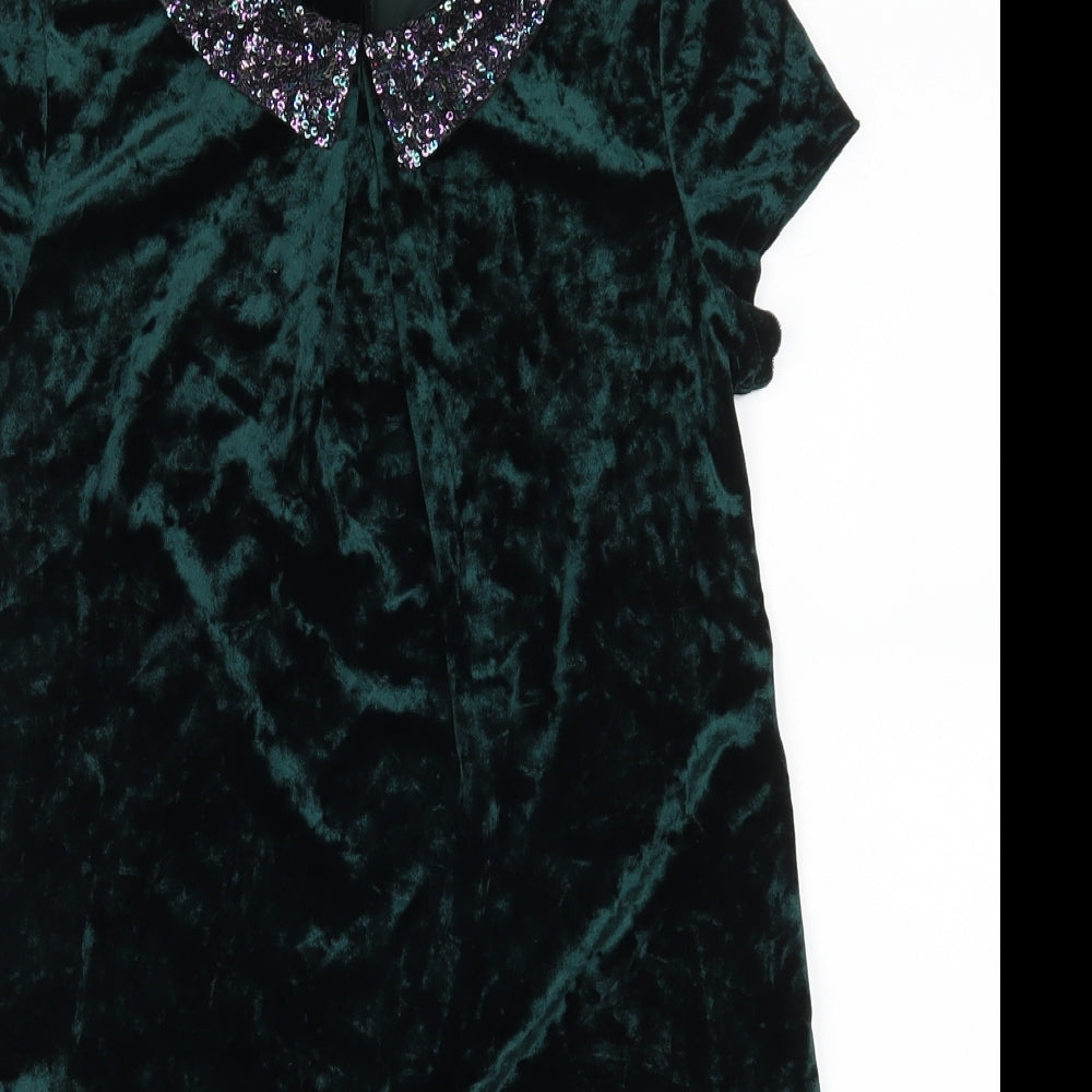 NEXT Girls Green   A-Line  Size 10 Years