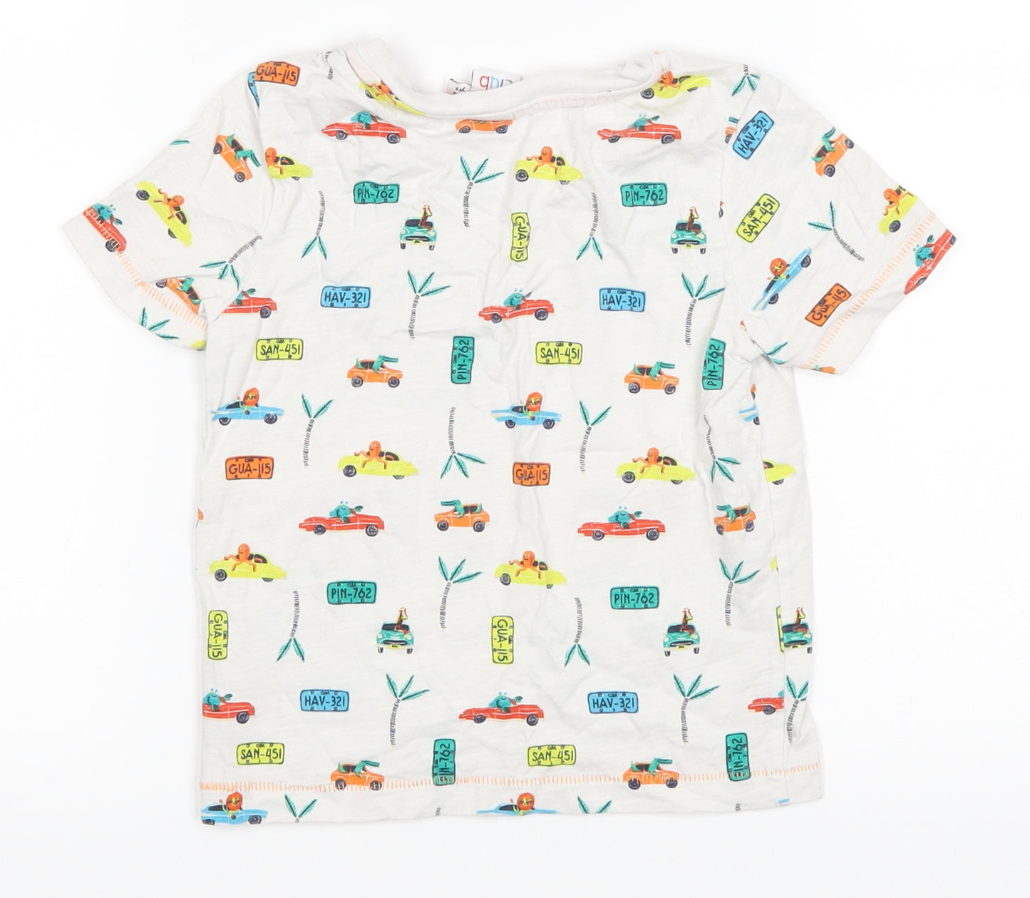 Mini Club Boys White   Basic T-Shirt Size 2-3 Years