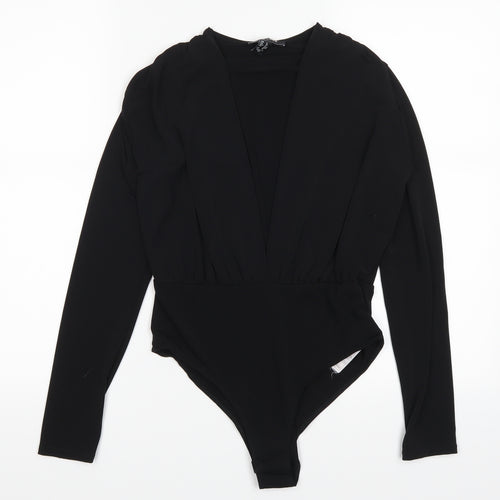 New Look Womens Black   Leotard One-Piece Size 8