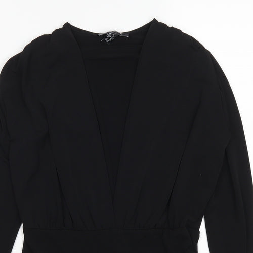New Look Womens Black   Leotard One-Piece Size 8