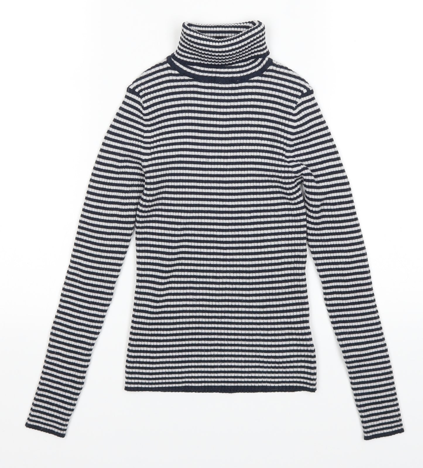NEXT Girls Blue Striped  Pullover Jumper Size 10 Years