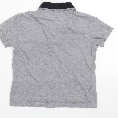 Primark Boys Black Striped  Basic Polo Size 2-3 Years