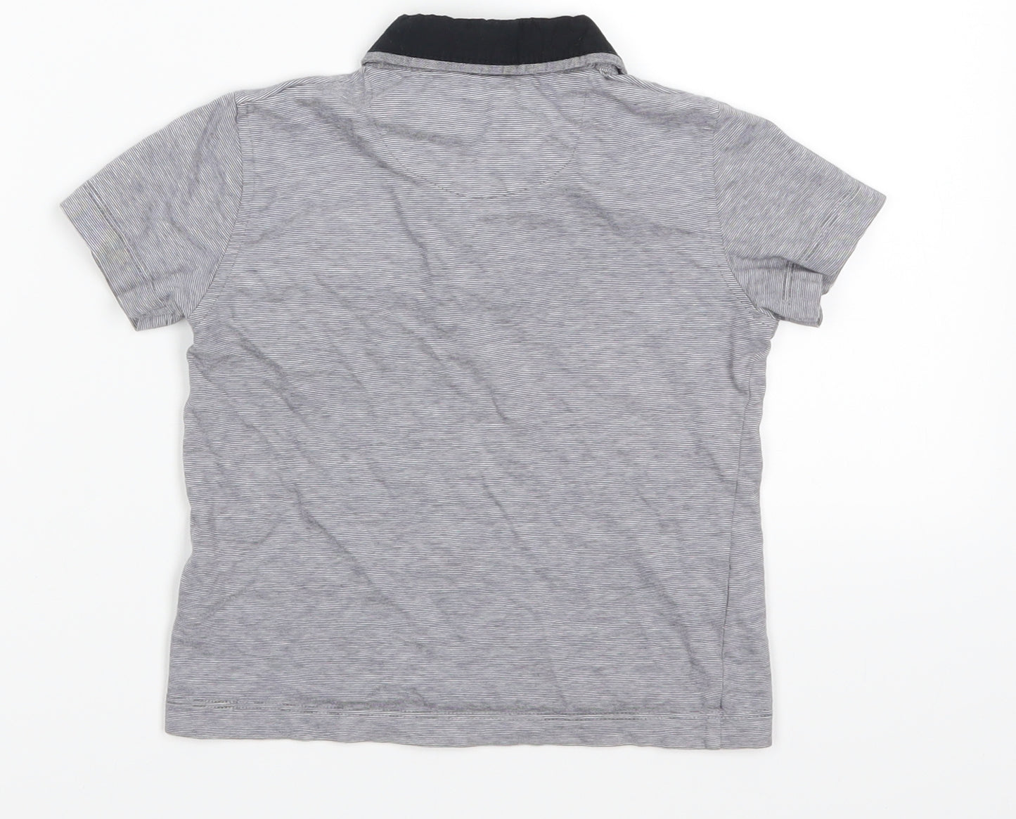 Primark Boys Black Striped  Basic Polo Size 2-3 Years
