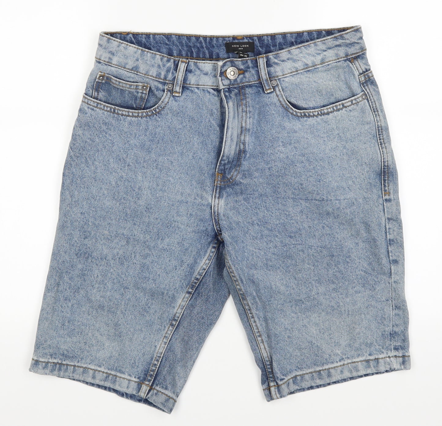 New Look Mens Blue   Cargo Shorts Size 32