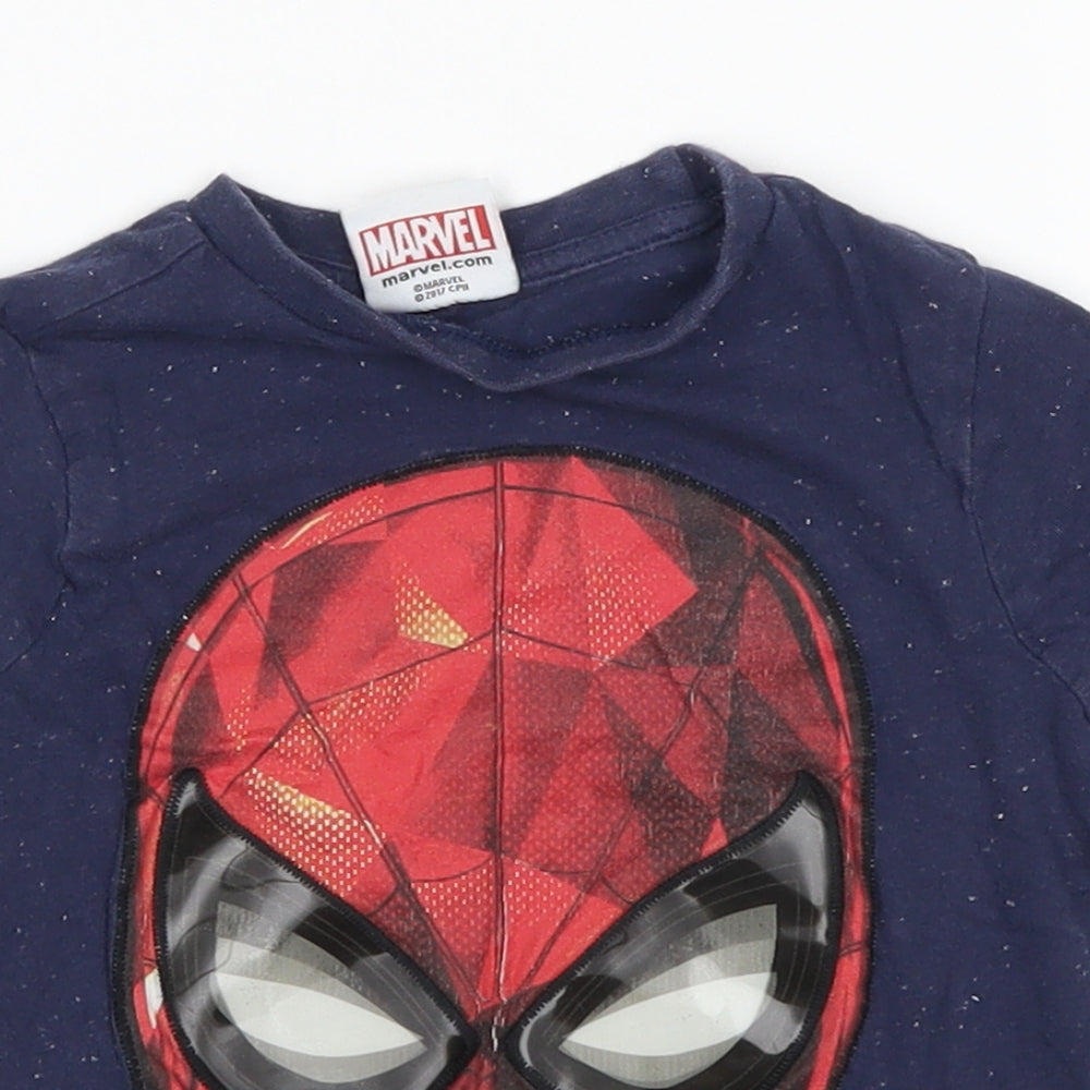 Marvel Boys Blue   Basic T-Shirt Size 2-3 Years