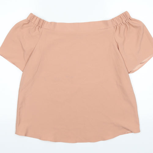 F&F Womens Beige   Basic Blouse Size 12