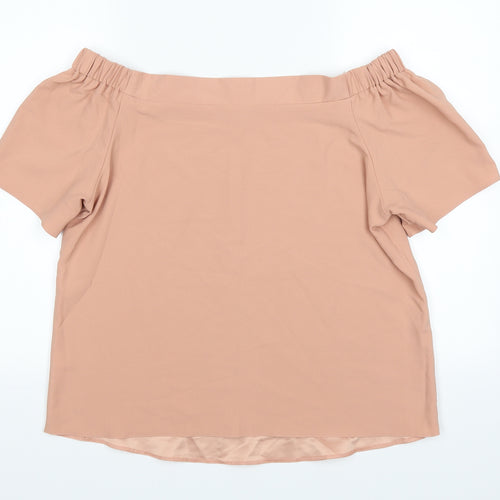 F&F Womens Beige   Basic Blouse Size 12