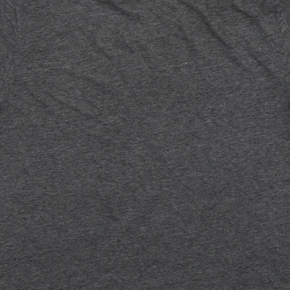 H&M Womens Grey   Basic T-Shirt Size 12  - ramones