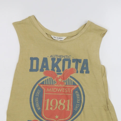 Miss Selfridge Womens Yellow   Basic Tank Size 10  - dakota