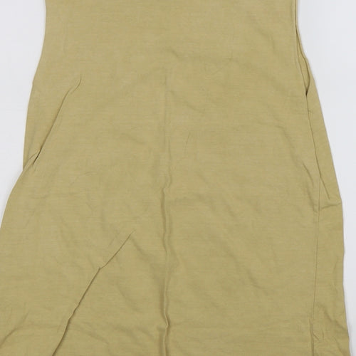 Miss Selfridge Womens Yellow   Basic Tank Size 10  - dakota