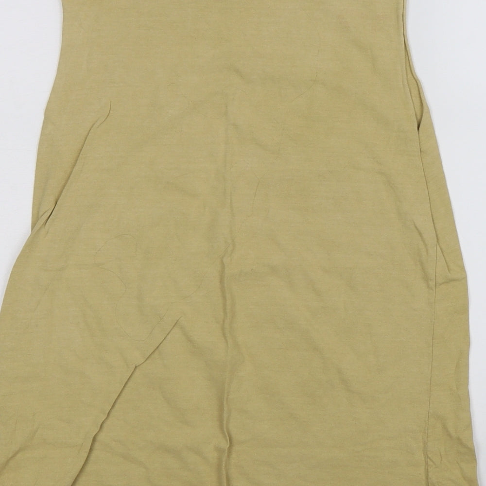Miss Selfridge Womens Yellow   Basic Tank Size 10  - dakota