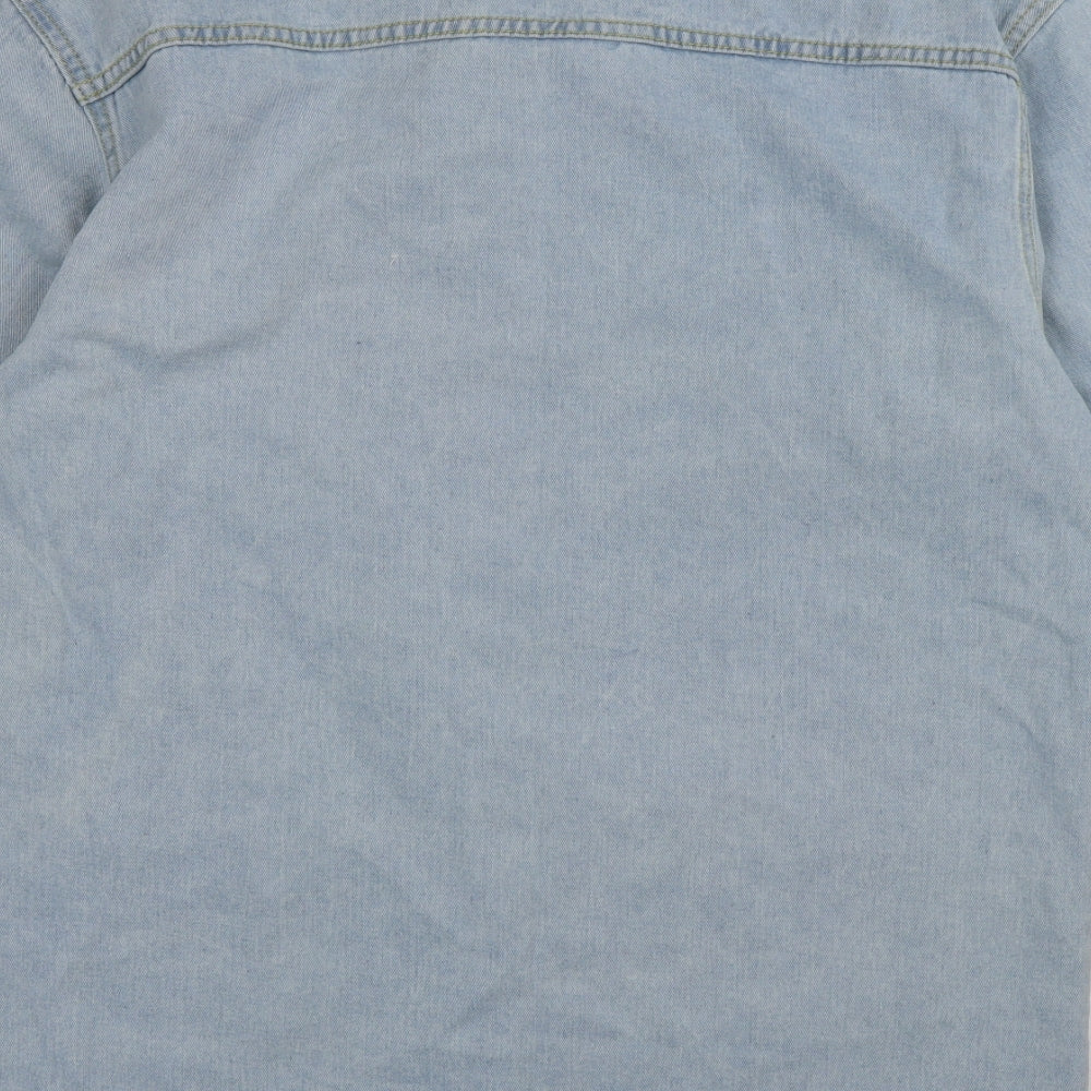 Pretty Little Thing  Womens Blue  Denim Shirt Dress  Size 8  - oversized