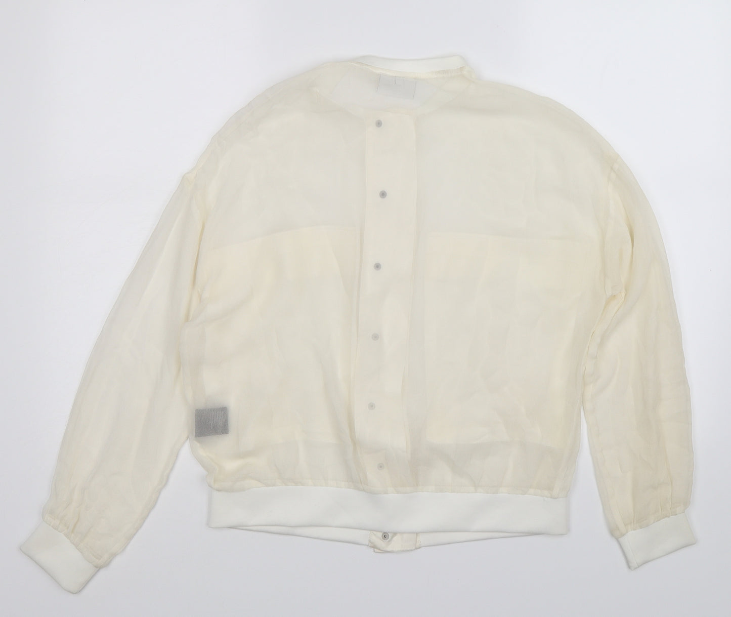 Gestuz Womens Ivory   Basic Blouse Size 10